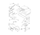 Kenmore Elite 59677599804 freezer liner parts diagram