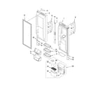 Kenmore Elite 59677599804 refrigerator door parts diagram