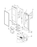 Refrigerator door parts