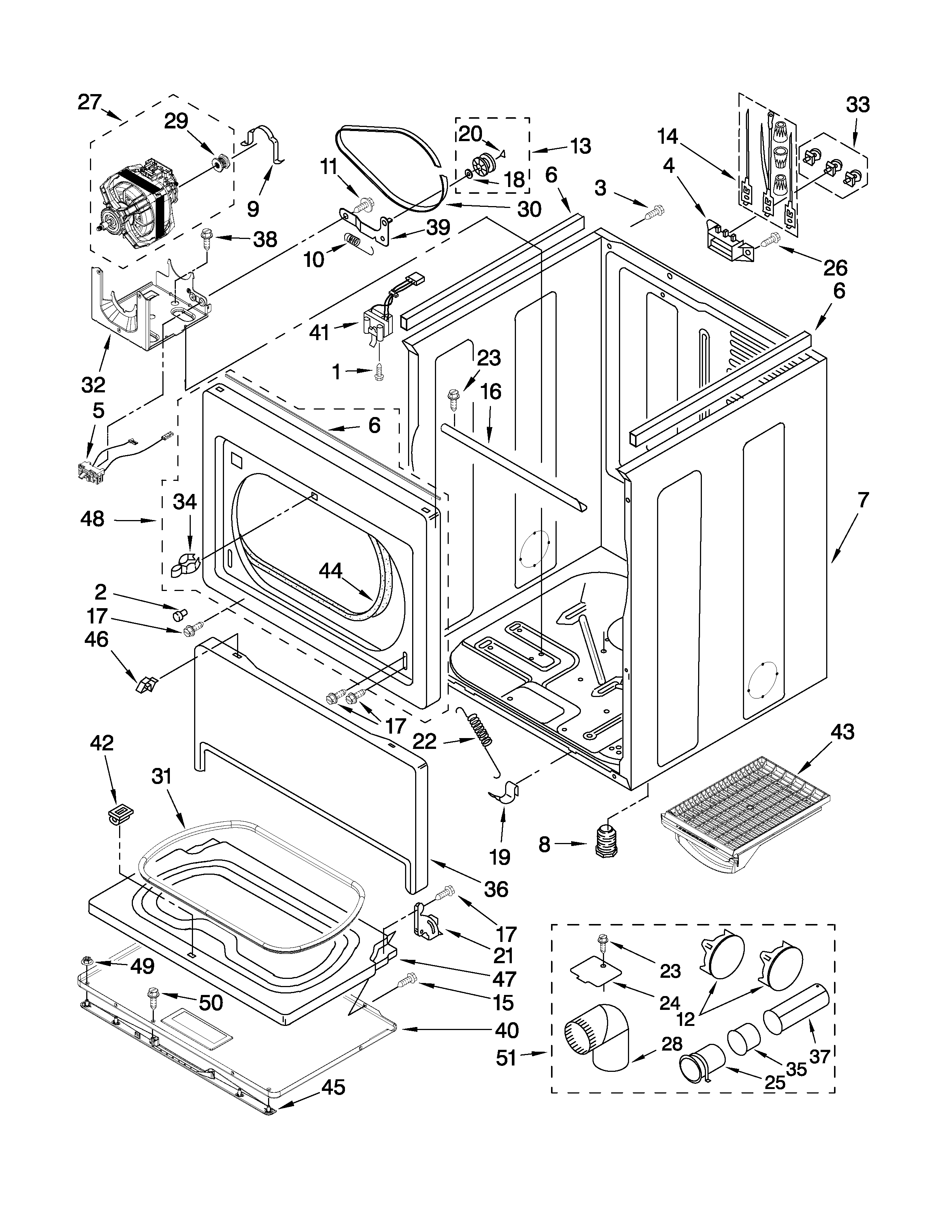 Cabinet parts