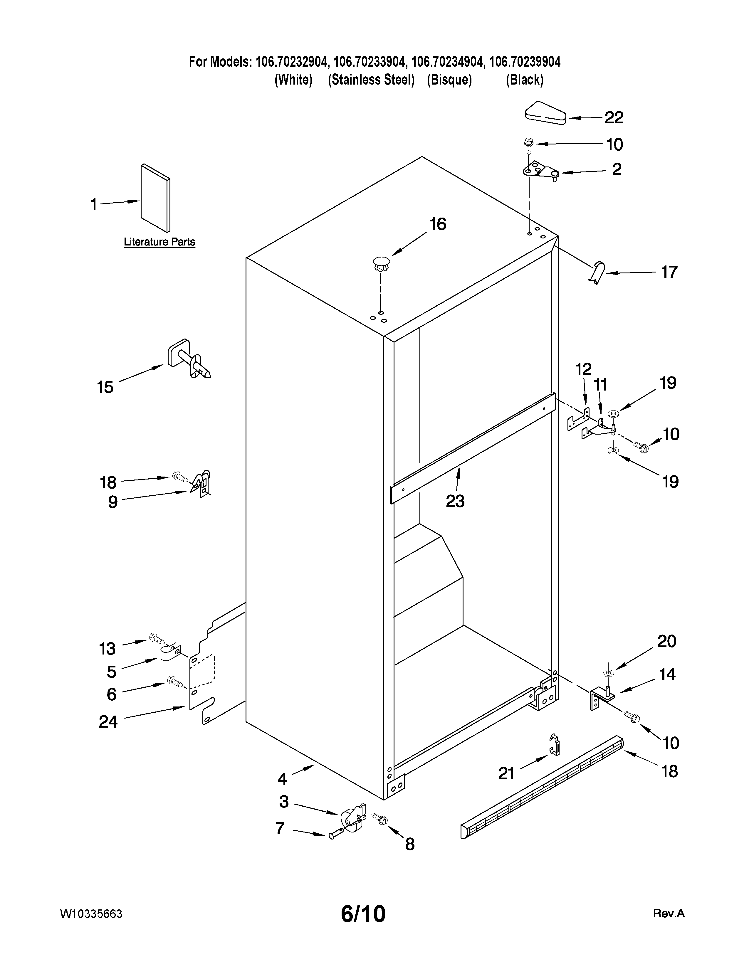 CABINET PARTS