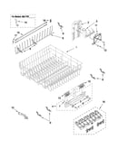 Upper rack and track parts