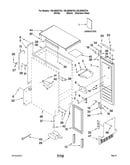 Cabinet liner and door parts