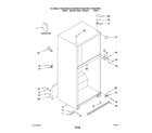 Kenmore 10660232904 cabinet parts diagram