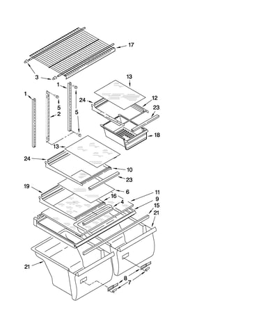 Shelf parts