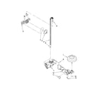 Kenmore 66517742K011 fill, drain and overfill parts diagram