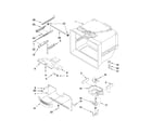 Kenmore 59669942000 freezer liner parts diagram