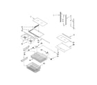 Kenmore 59669942000 shelf parts diagram