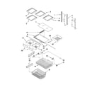 Kenmore 59669972000 shelf parts diagram