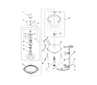 Kenmore 11021102010 basket and tub parts diagram