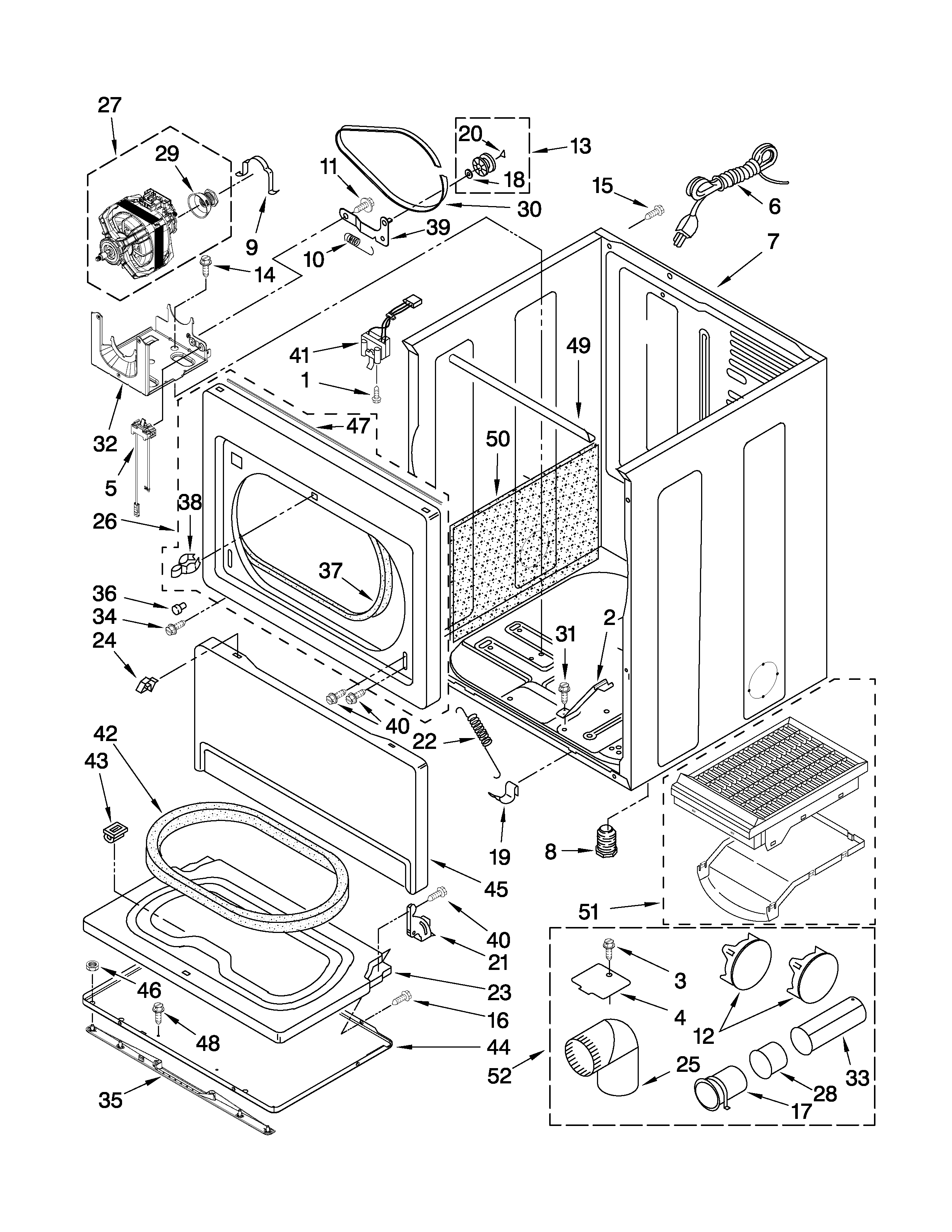 Cabinet parts
