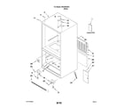 Kenmore 59669942001 cabinet parts diagram