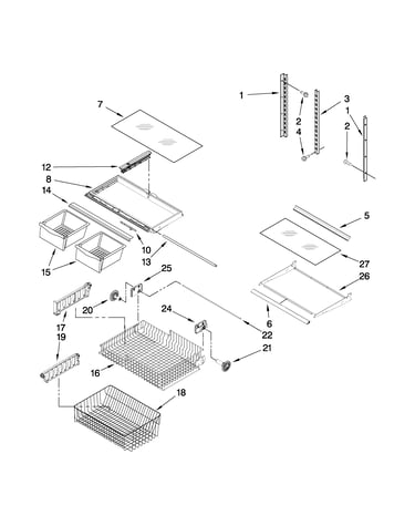 Shelf parts