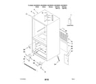Kenmore 59669980001 cabinet parts diagram