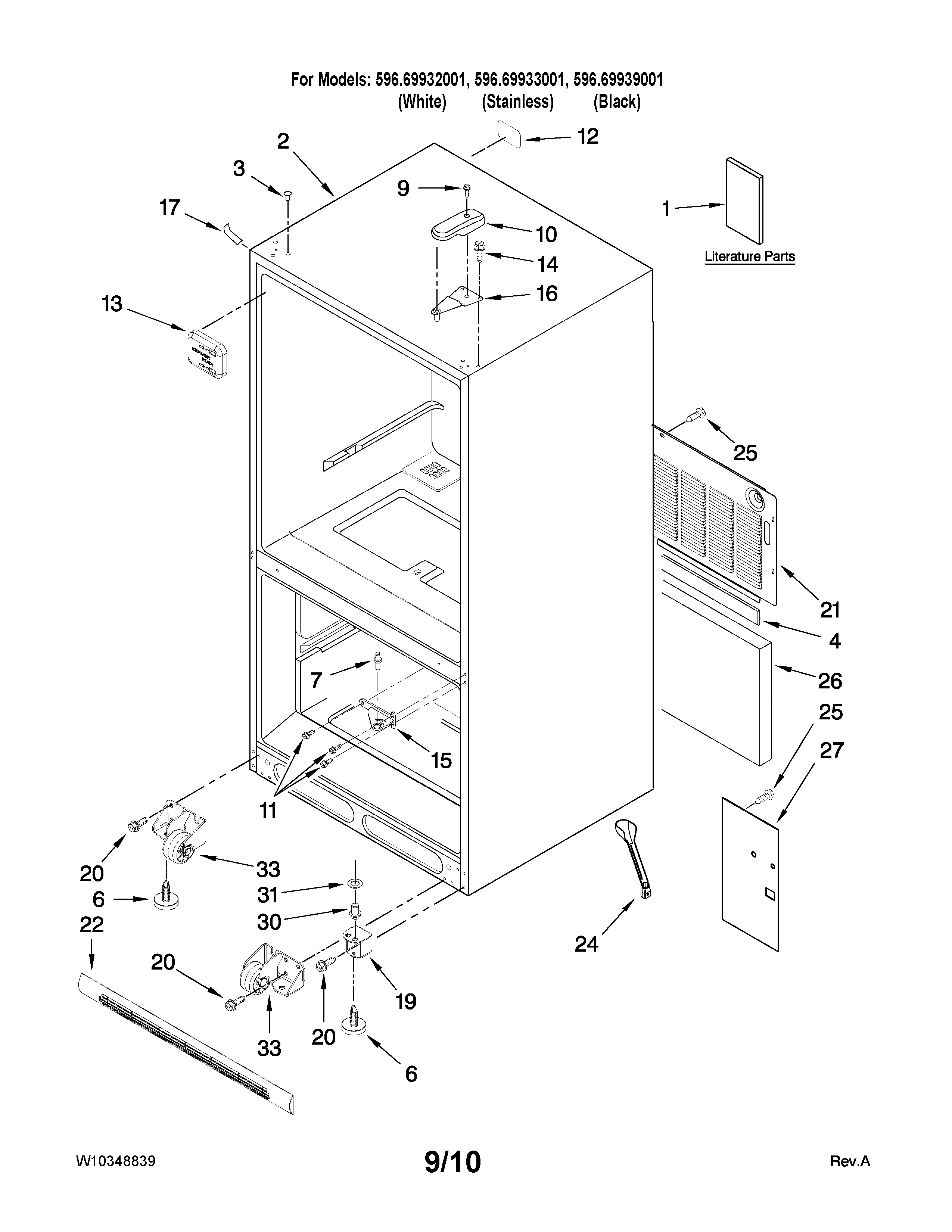 CABINET PARTS