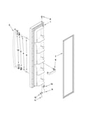 Freezer door parts