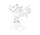 Kenmore 11021292010 controls and water inlet parts diagram