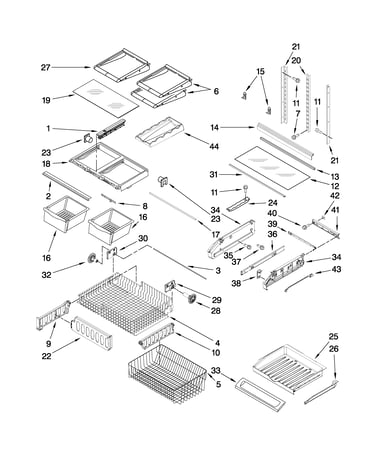 Shelf parts