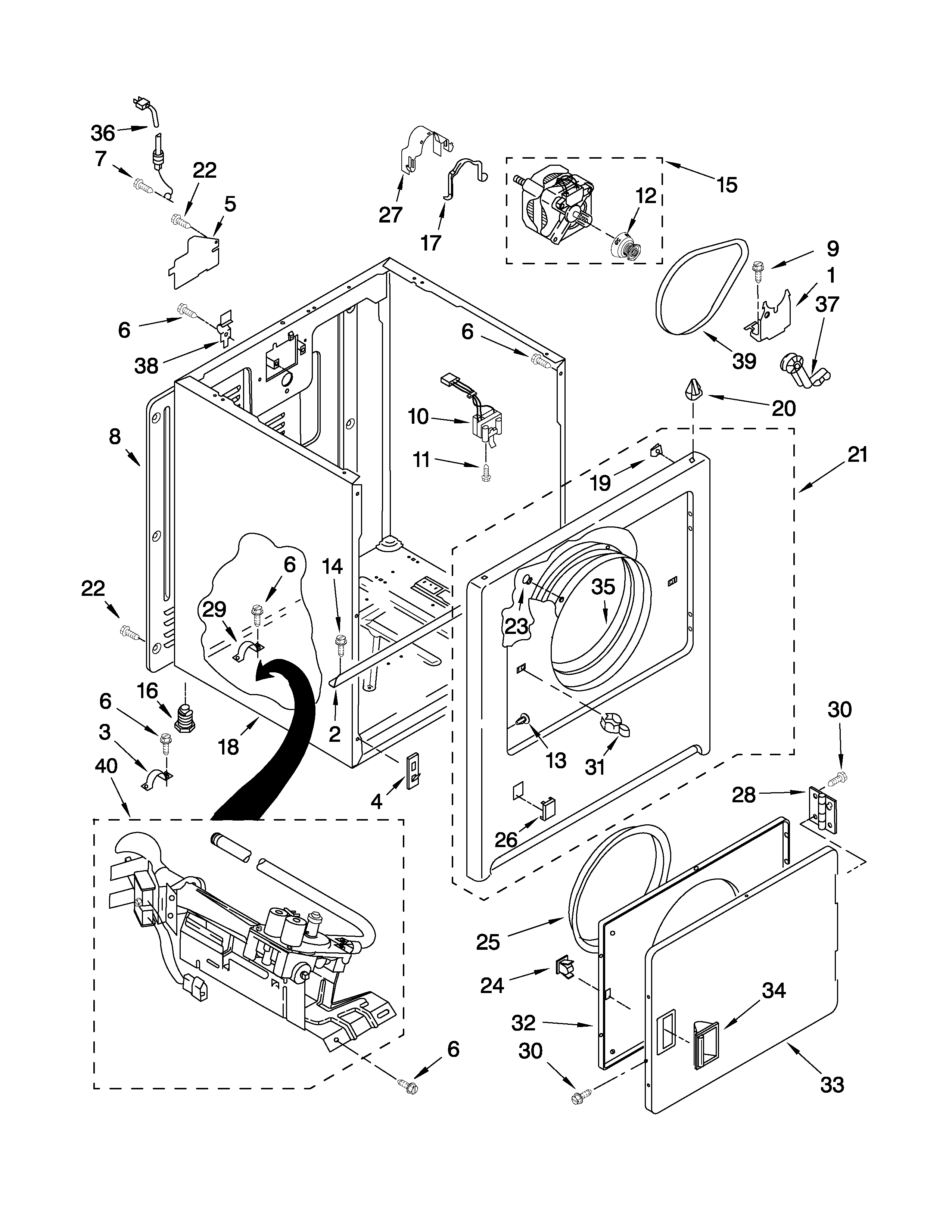 Cabinet parts