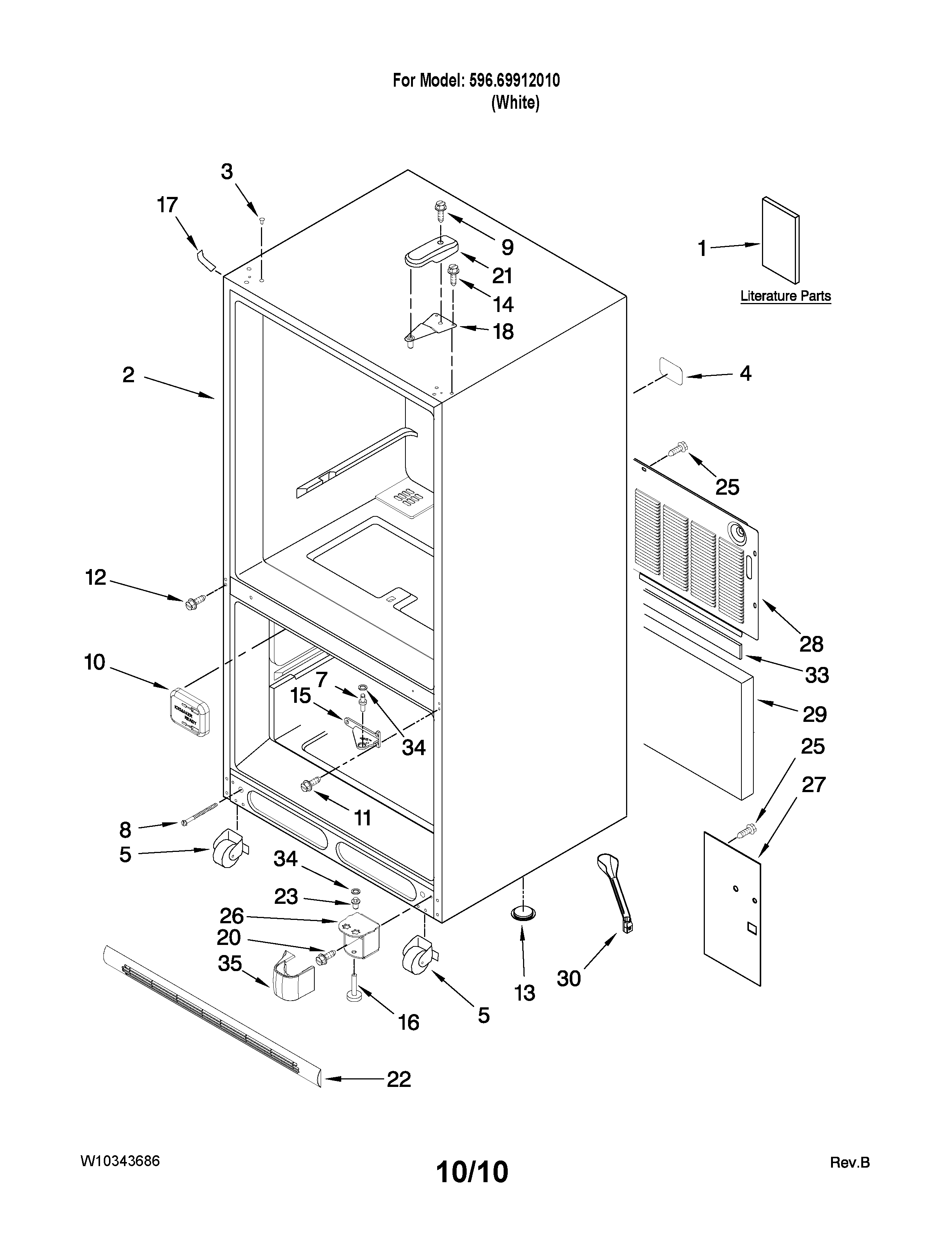 Cabinet parts