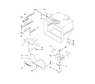 Kenmore 59669959011 freezer liner parts diagram