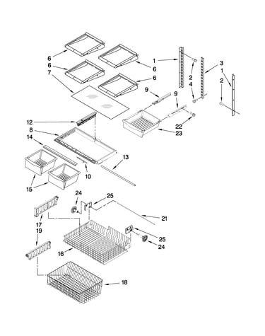 Shelf parts