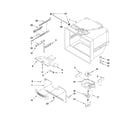 Kenmore 59669969011 freezer liner parts diagram