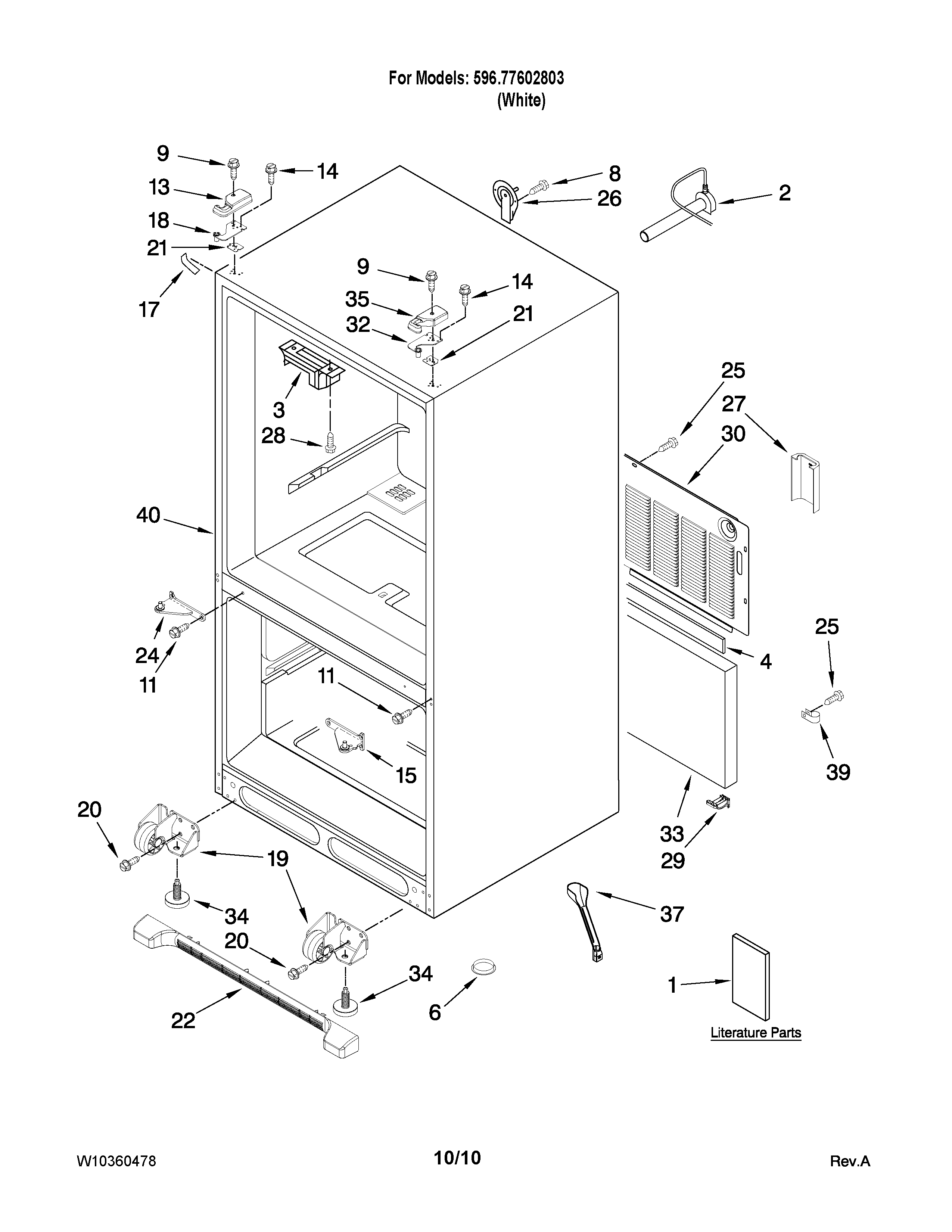 Cabinet parts