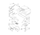 Kenmore Elite 59677602803 freezer liner parts diagram