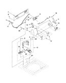 Controls and water inlet parts