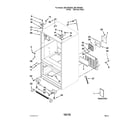 Kenmore Elite 59678532802 cabinet parts diagram