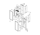 Kenmore Elite 59678533802 refrigerator door parts diagram