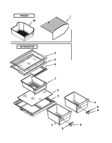 Shelf parts