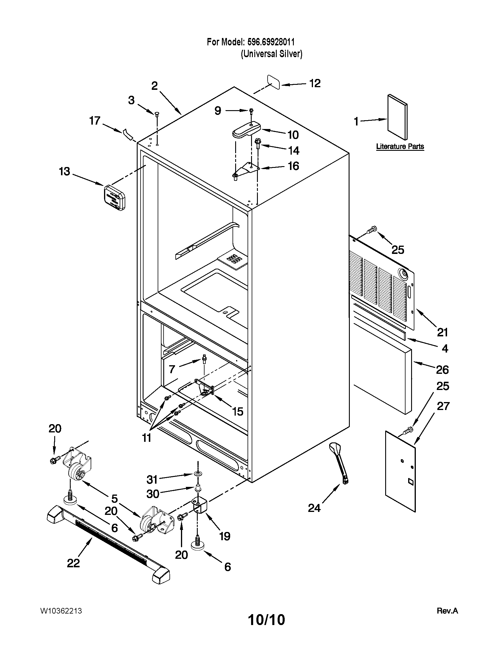 Cabinet parts