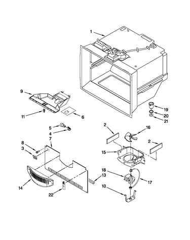 Freezer liner parts