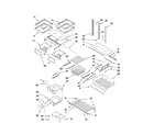 Kenmore 59679553010 shelf parts diagram