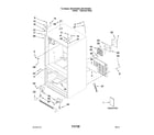 Kenmore 59678333802 cabinet parts diagram