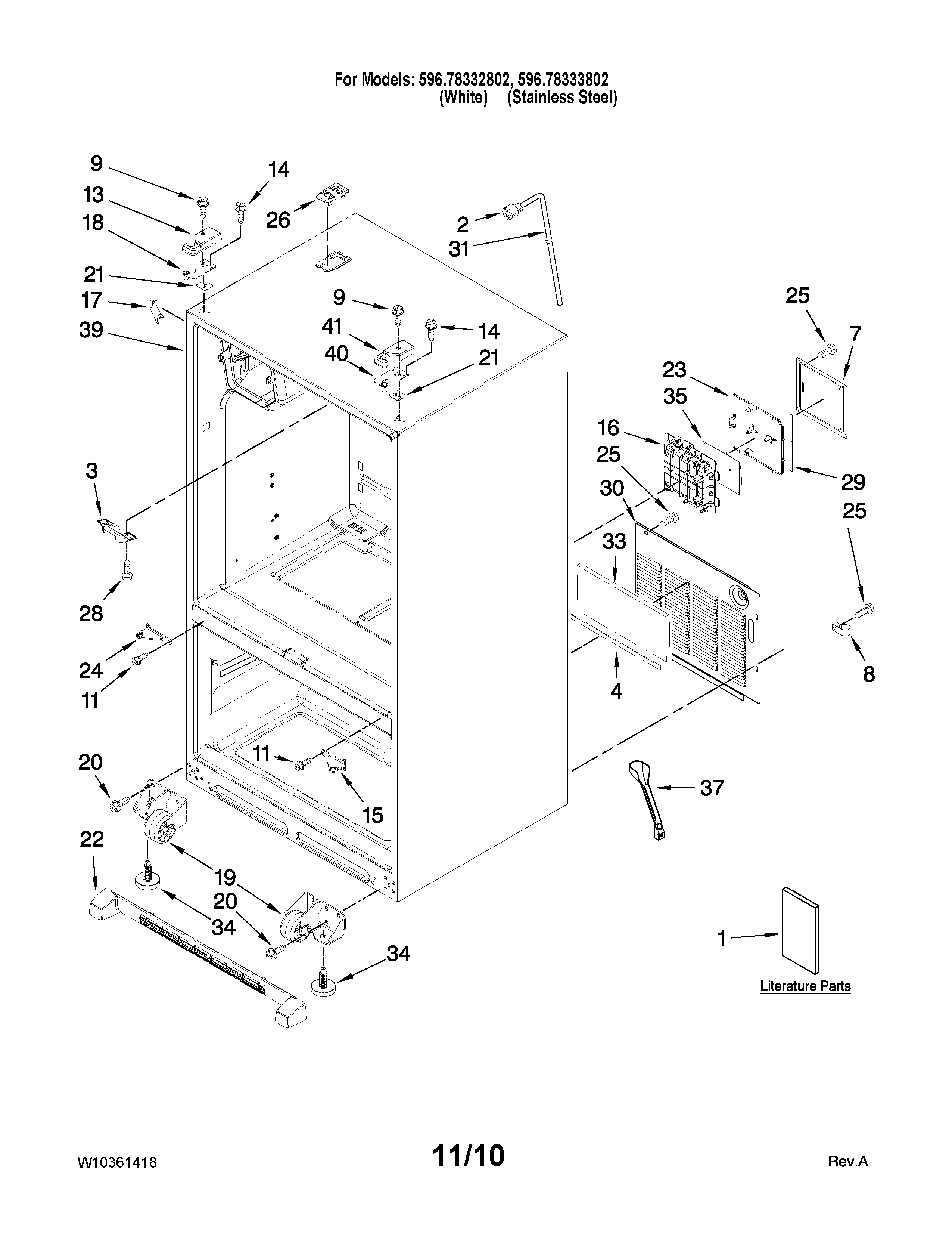 Cabinet parts