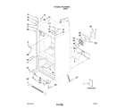 Kenmore Elite 59678339803 cabinet parts diagram