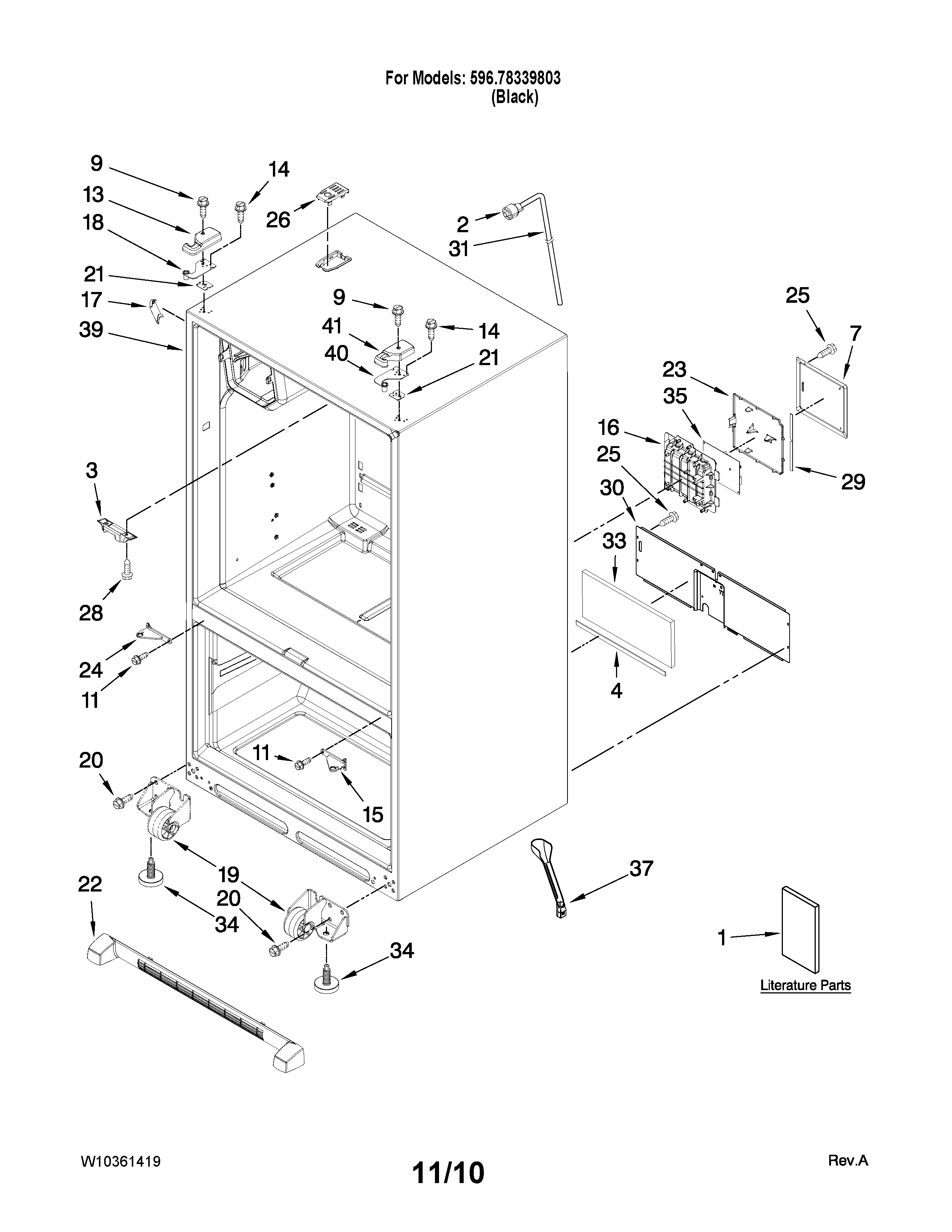 Cabinet parts