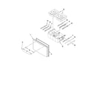 Kenmore Elite 59678339803 freezer door parts diagram