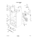 Kenmore Elite 59678539803 cabinet parts diagram