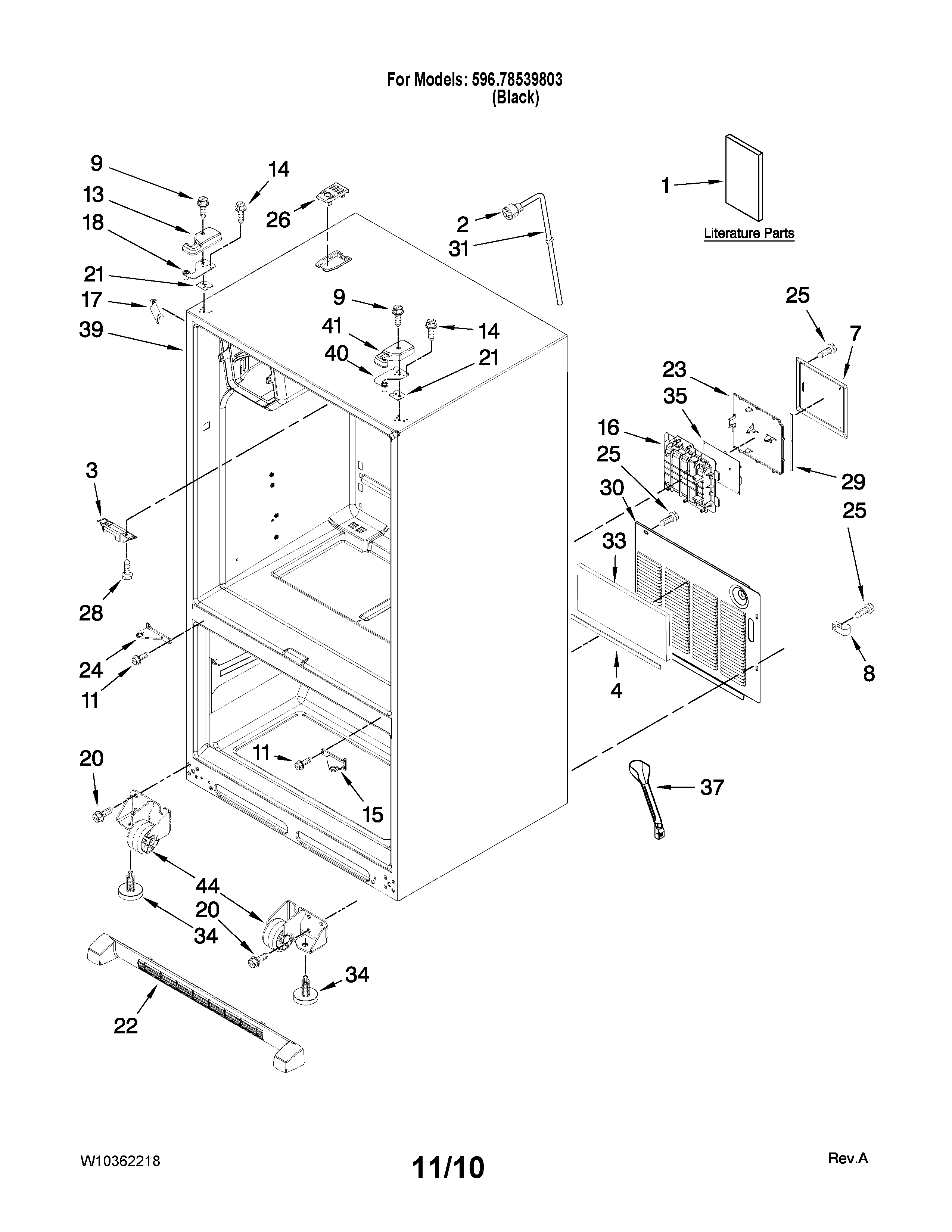 Cabinet parts