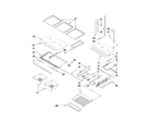 Kenmore Elite 59678539803 shelf parts diagram