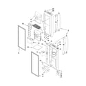 Kenmore Elite 59678539803 refrigerator door parts diagram