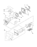 Motor and ice container parts