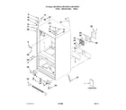 Kenmore 59679249010 cabinet parts diagram