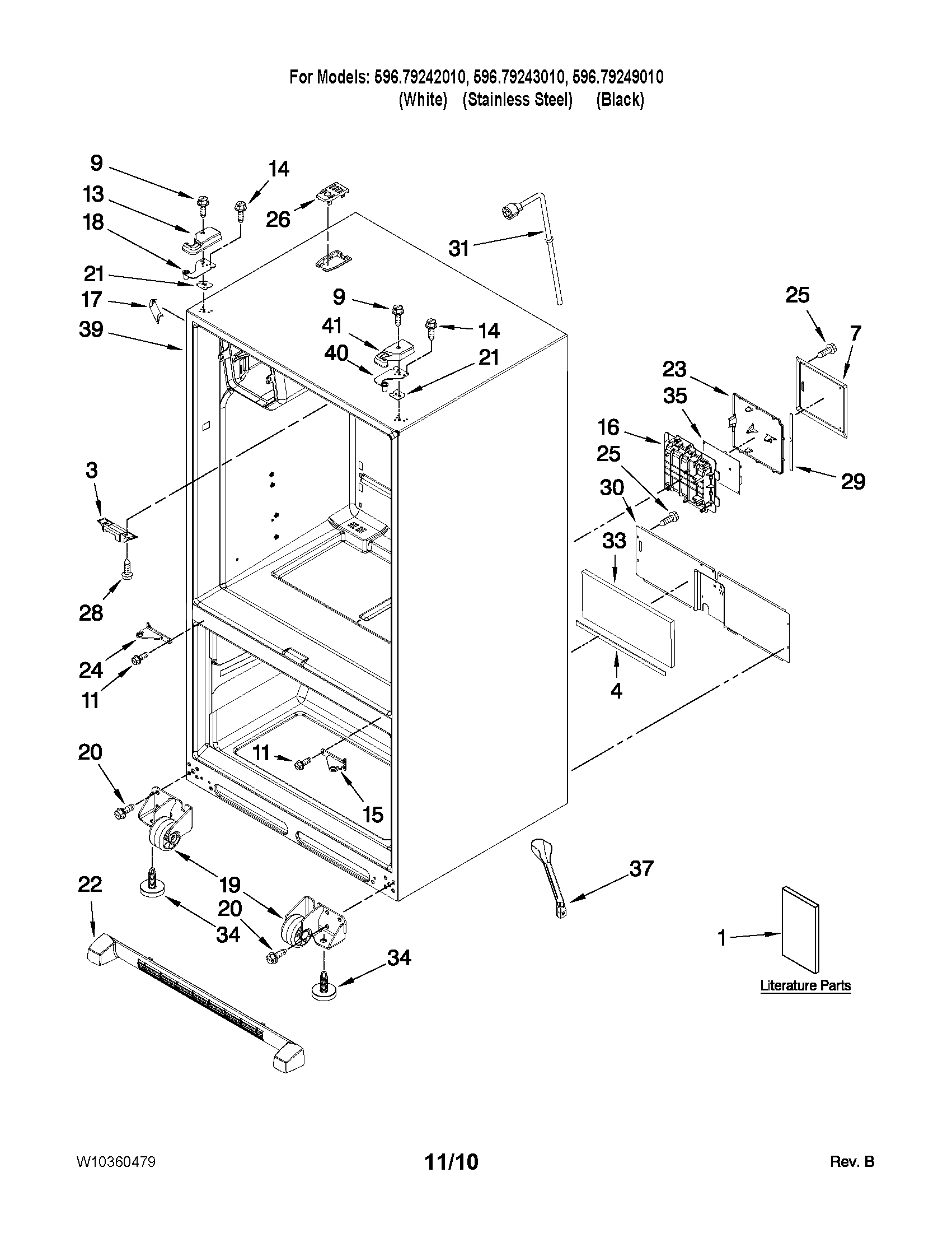 Cabinet parts