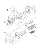 Motor and ice container parts