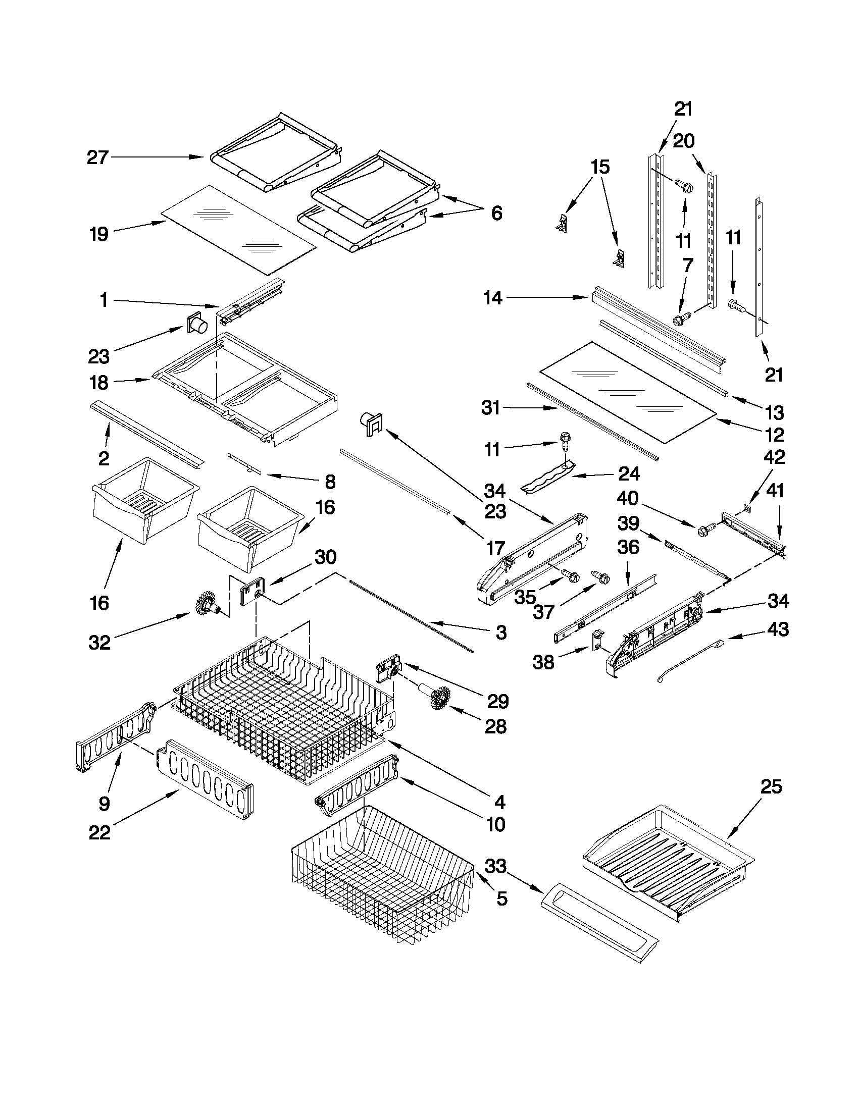 SHELF PARTS